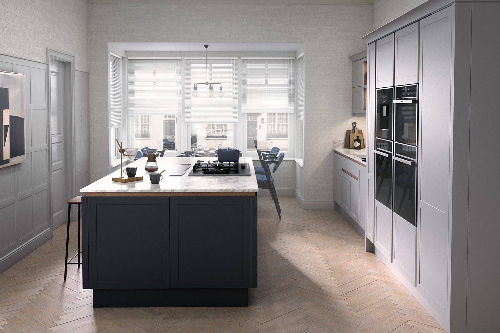 Second Nature Modern Grey Shaker Kitchen | My Dream Kitchen, London