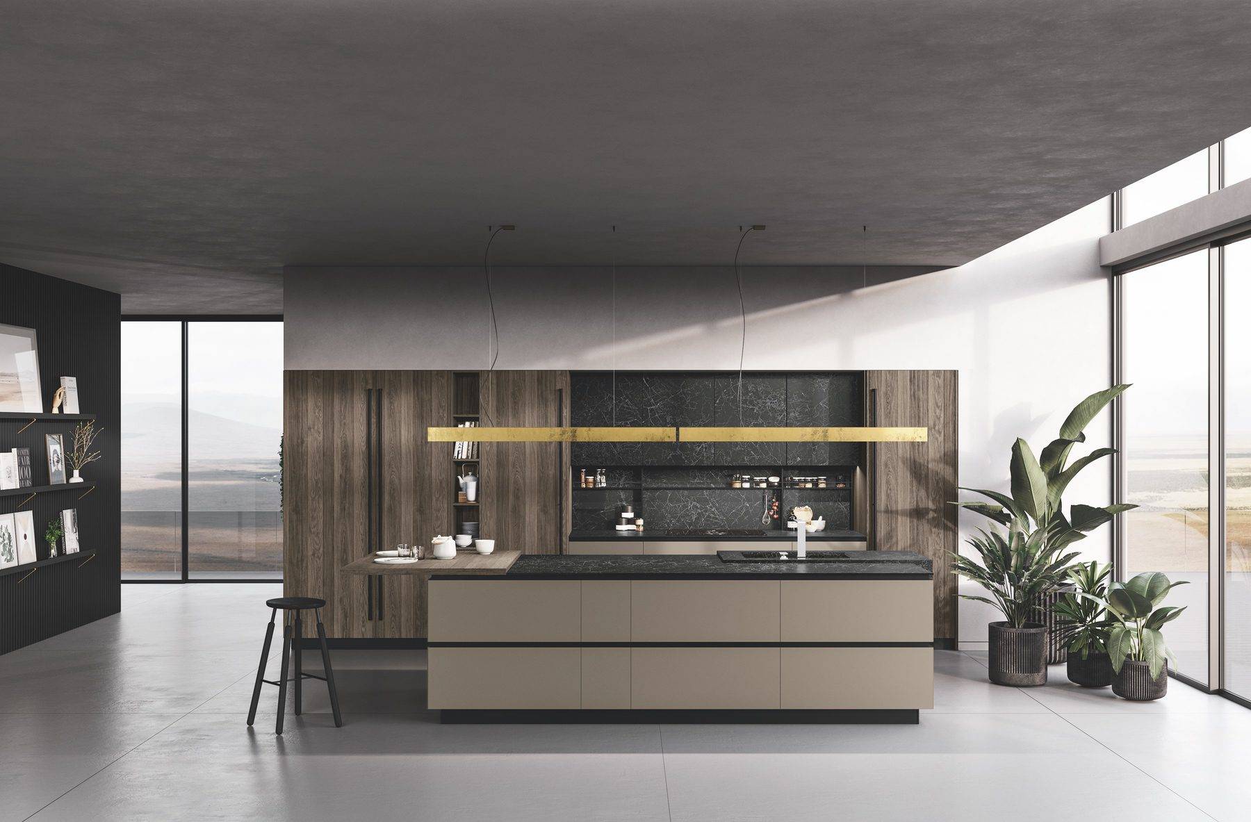 Doimo Matt Wood Handleless Kitchen | Lead Wolf, Peterborough