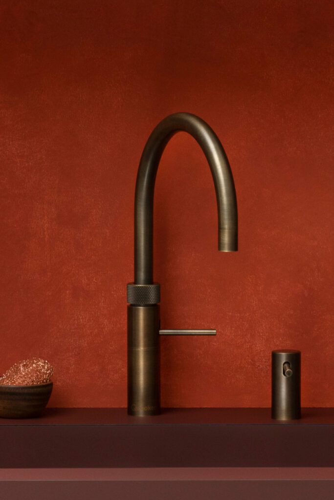 Fusion Round Patinated Brass | Square Kitchens, Barnsley