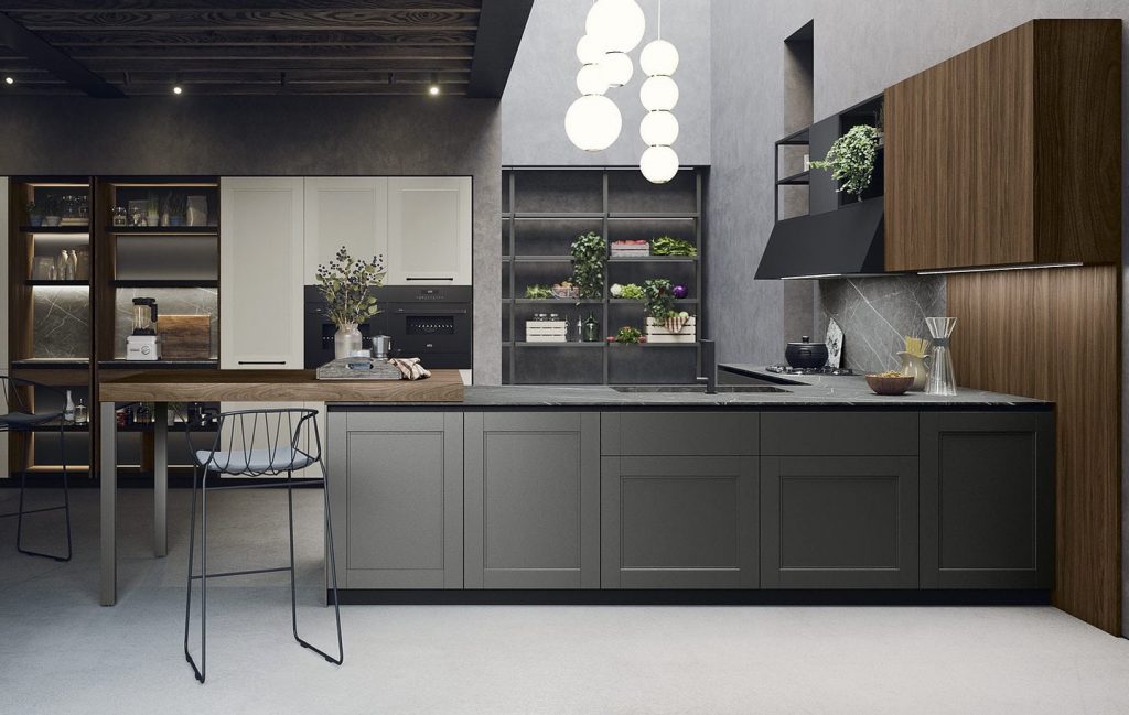 Miton Cucine Barnsley- Grey Shaker U Shaped Kitchen | Square Kitchens, Barnsley