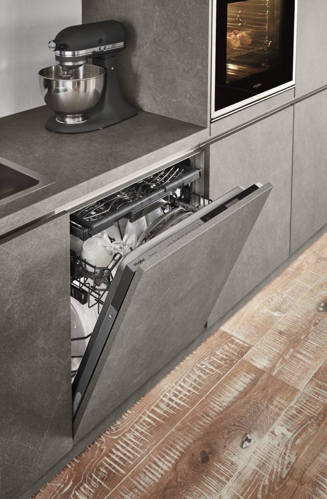 Nobilia Grey Bulit In Dishwasher | Square Kitchens, Barnsley