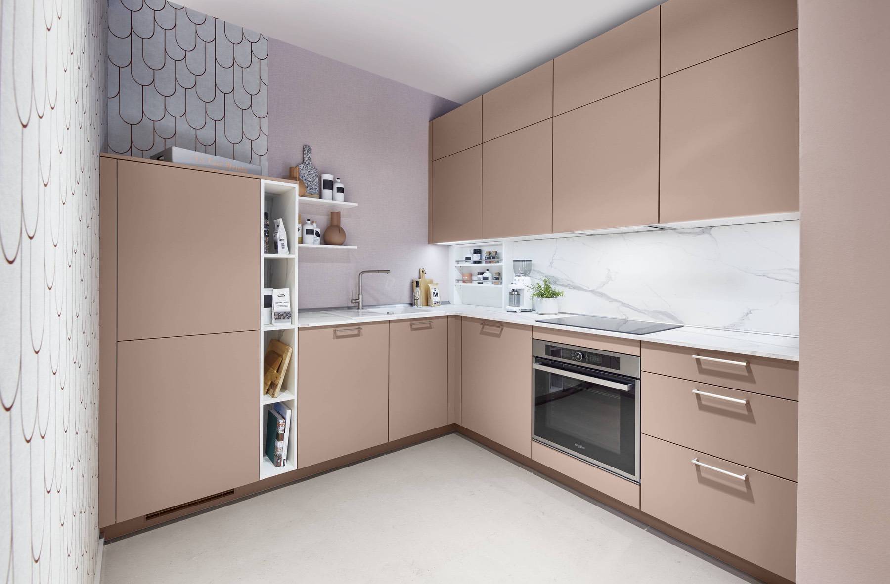 Nobilia Compact Pastel Kitchen 2 | Square Kitchens, Barnsley