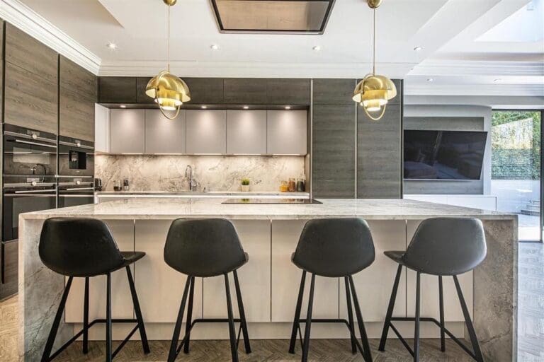 Luxury two tone kitchen project in Barnsley