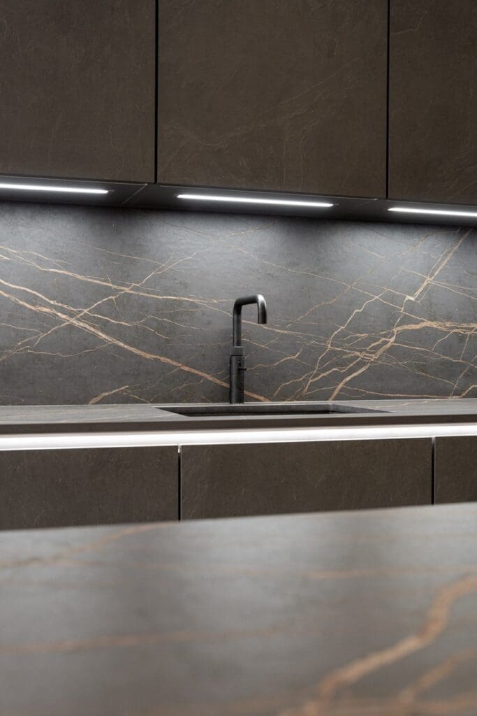 Nobilia German kitchen in Sheffield in Slate handleless finish