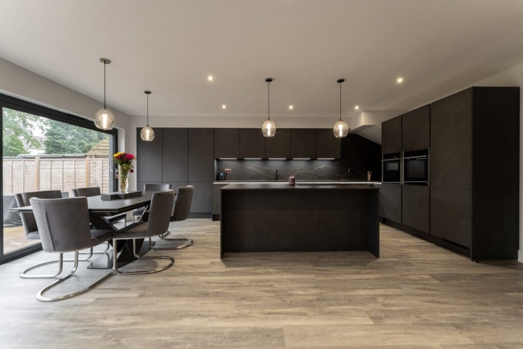 Nobilia German kitchen in Sheffield in Slate handleless finish