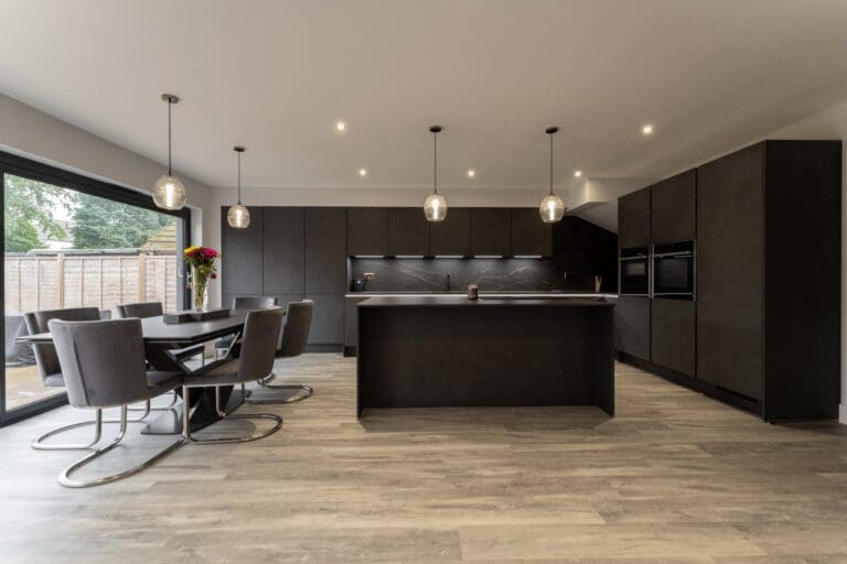 Nobilia German kitchen in Sheffield in Slate handleless finish