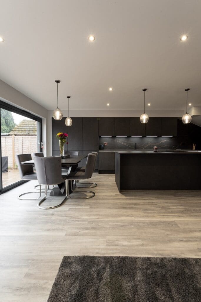 Nobilia German kitchen in Sheffield in Slate handleless finish