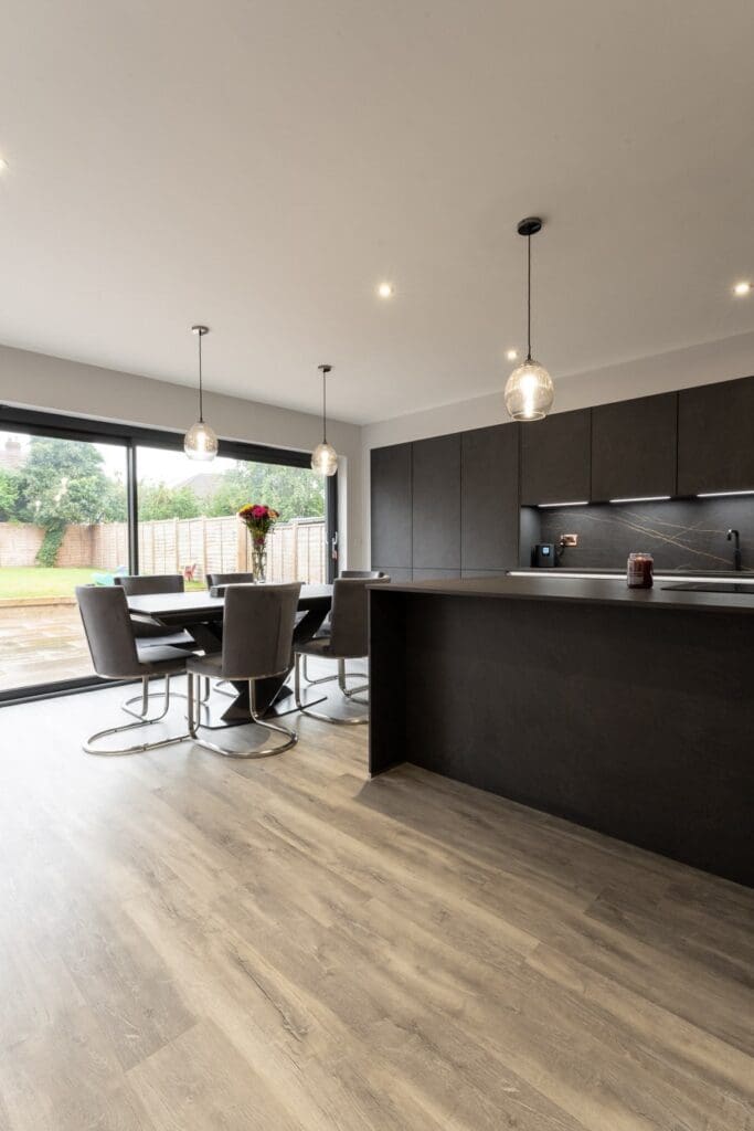 Nobilia German kitchen in Sheffield in Slate handleless finish