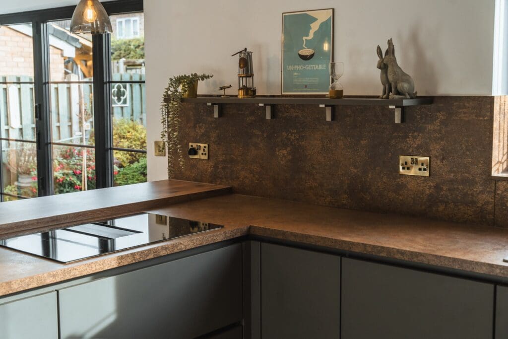 Nobilia Ferro Bronze kitchen project in Barnsley