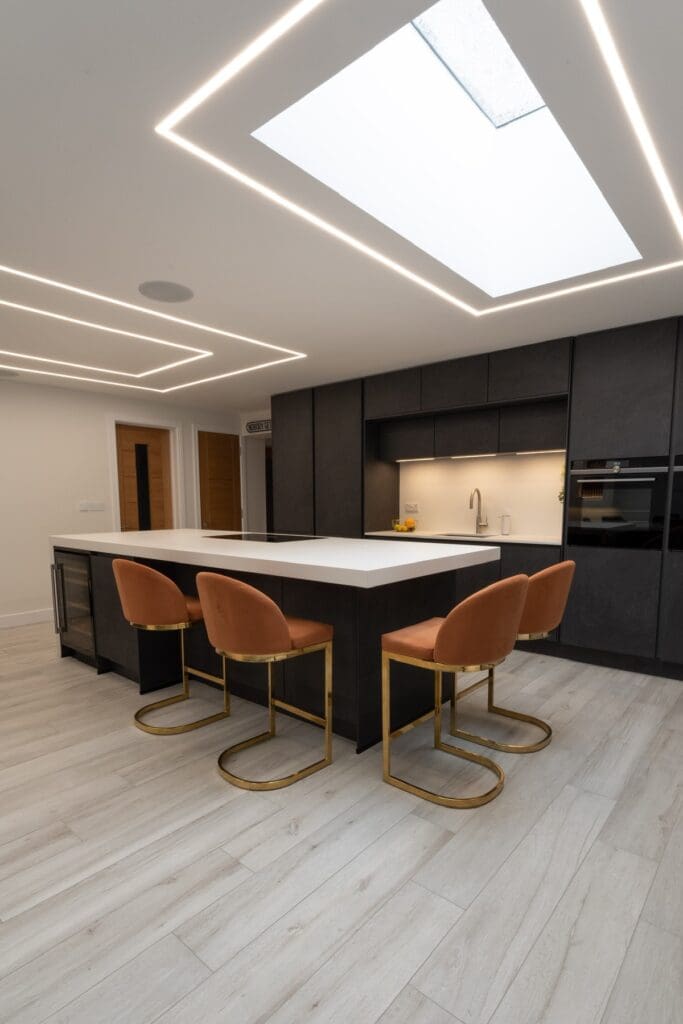 Nobilia black Slate kitchen in Nottingham
