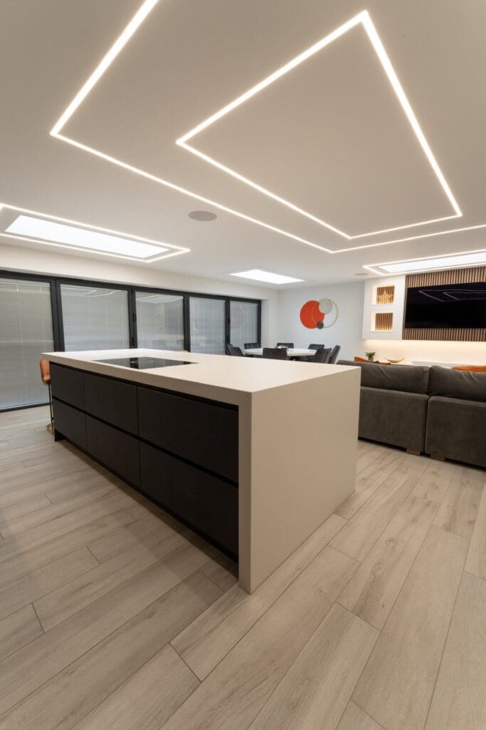 Nobilia black Slate kitchen in Nottingham