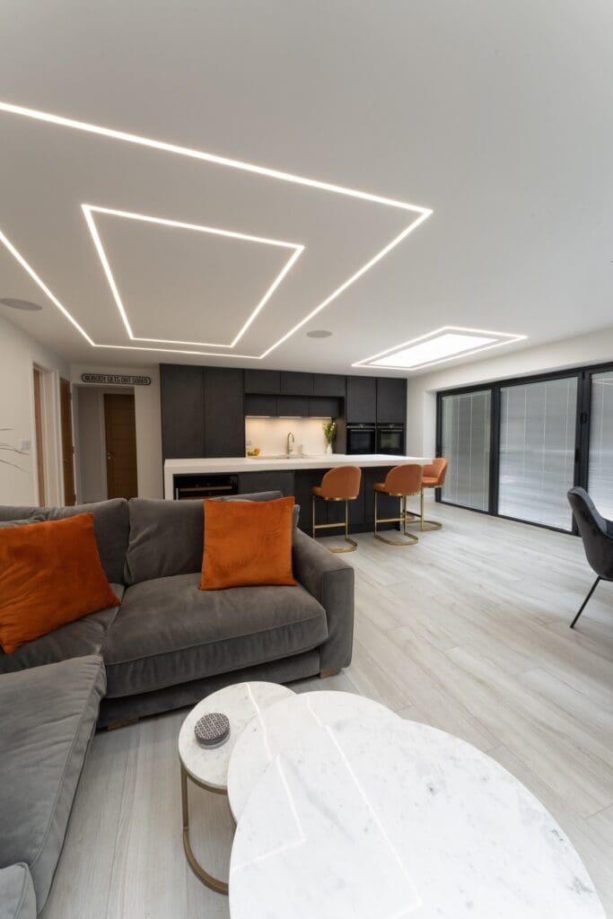 Nobilia black Slate kitchen in Nottingham