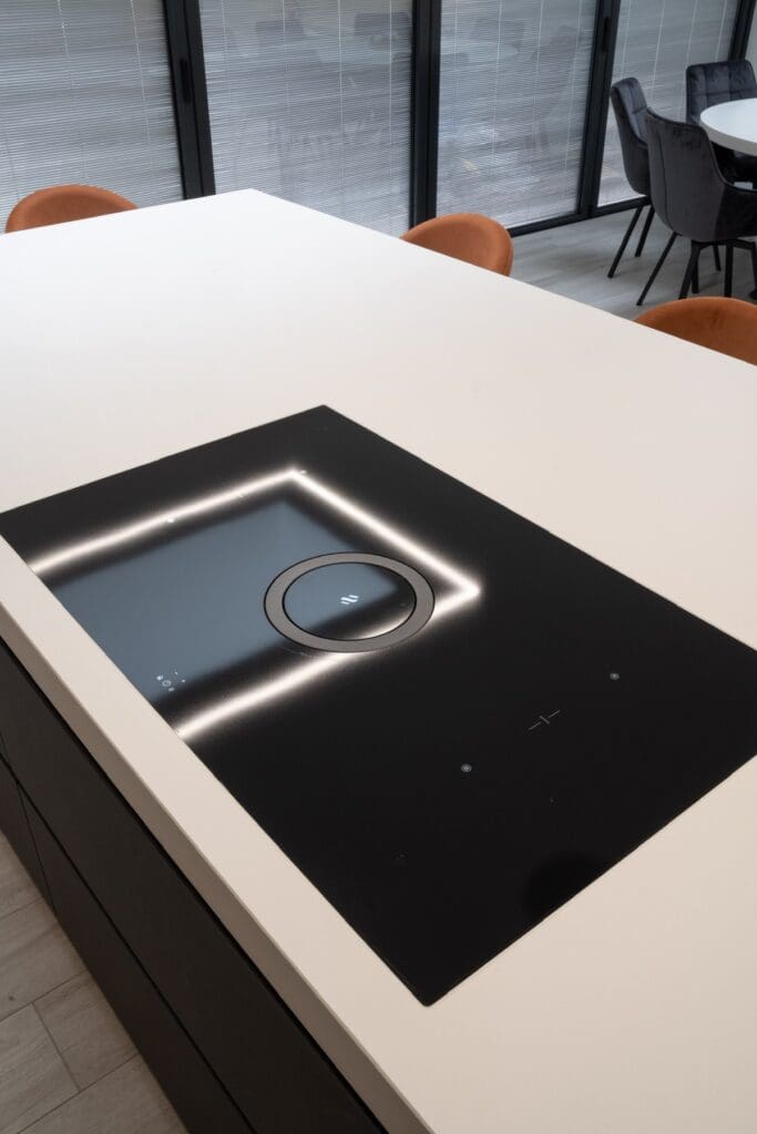 Nobilia black Slate kitchen in Nottingham