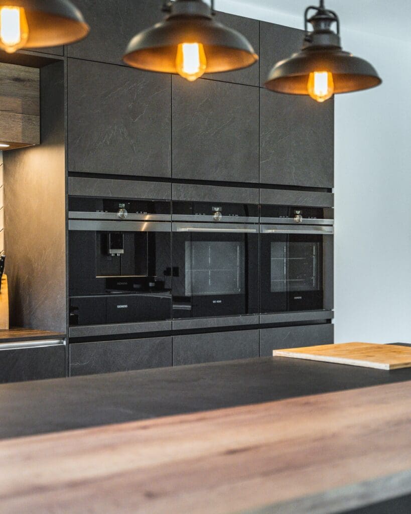 Industrial kitchen design in Rotherham by Nobilia German kitchens