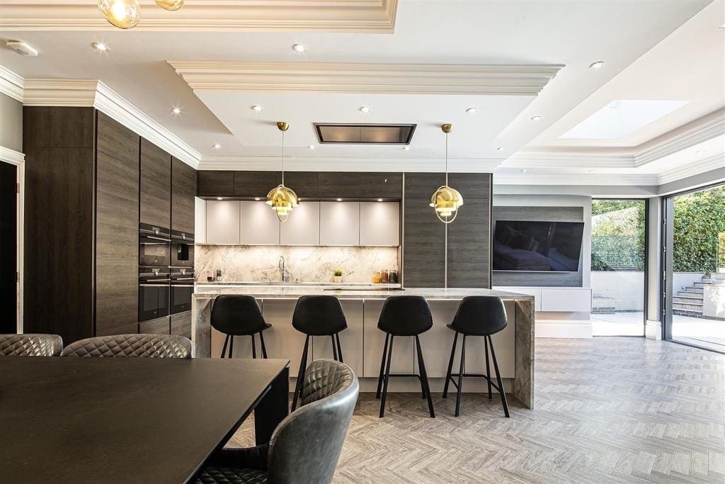 Luxury two tone kitchen projec in Sheffield