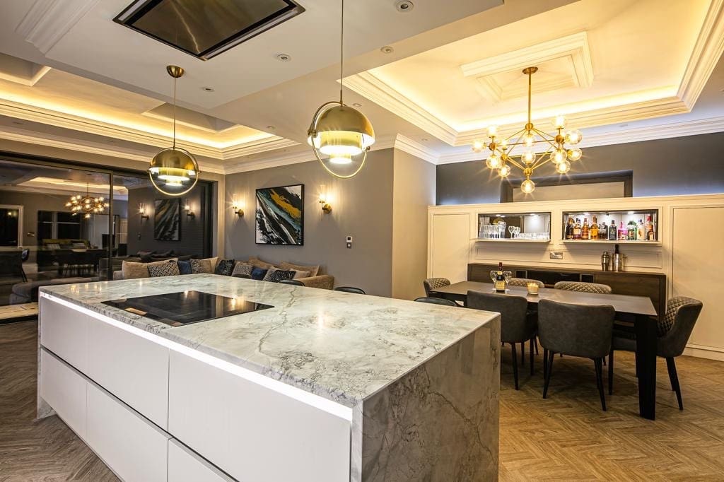 Luxury two tone kitchen project in Barnsley