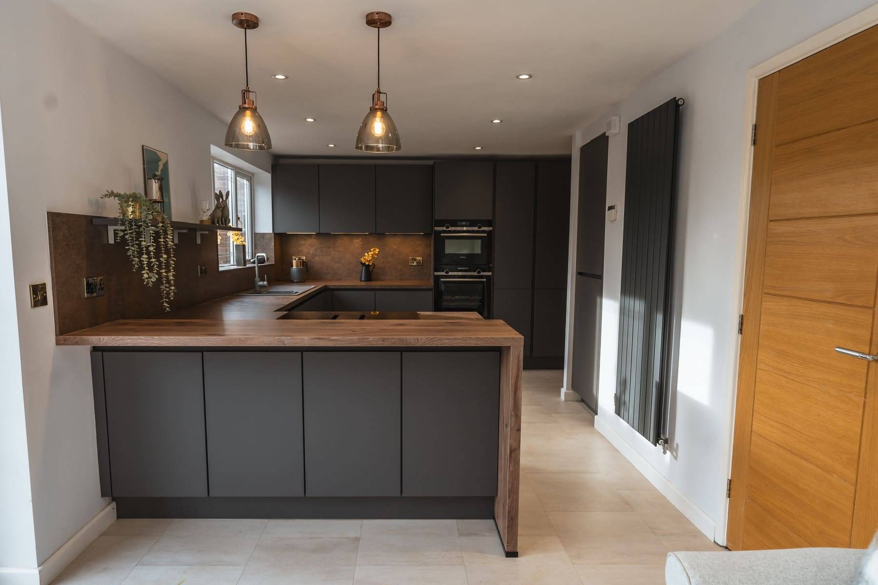 Nobilia Ferro Bronze kitchen project in Barnsley