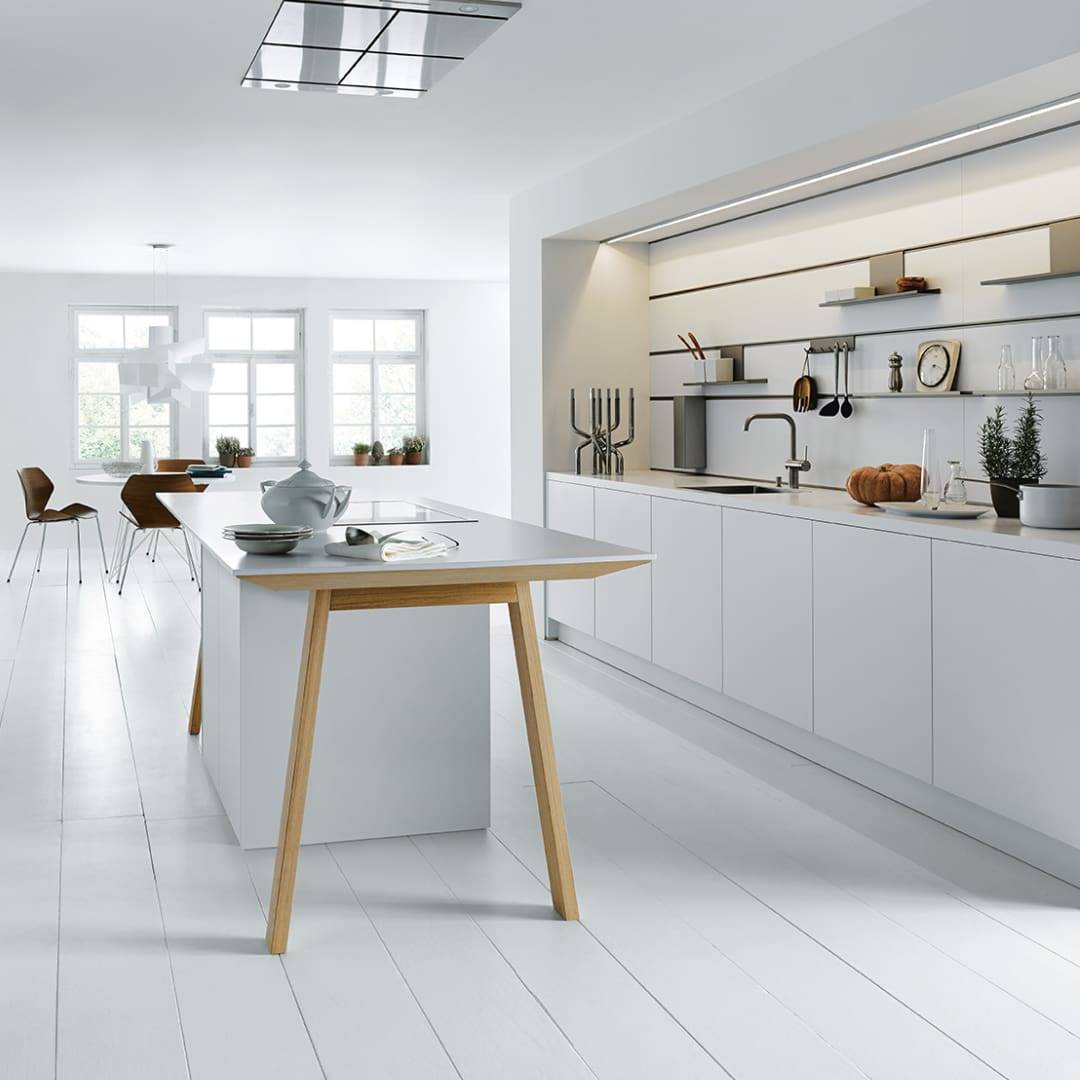 Nobilia Dark Concrete Kitchen | Square Kitchens, Barnsley