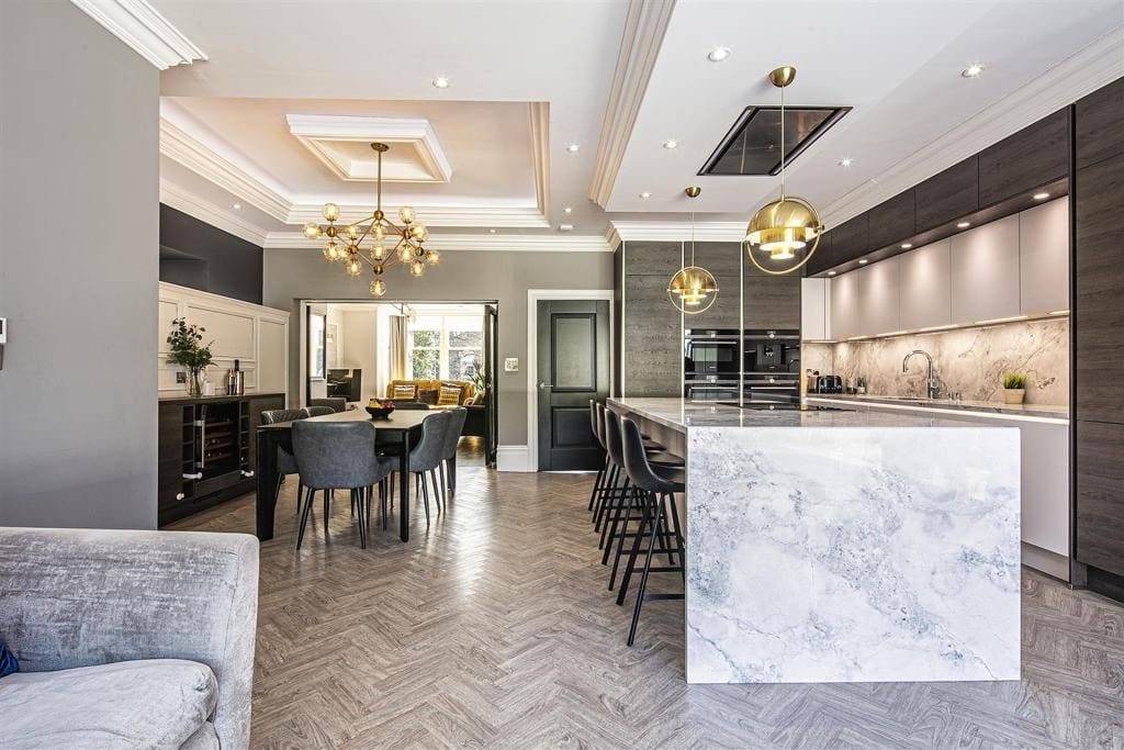 Luxury two tone kitchen projec in Sheffield