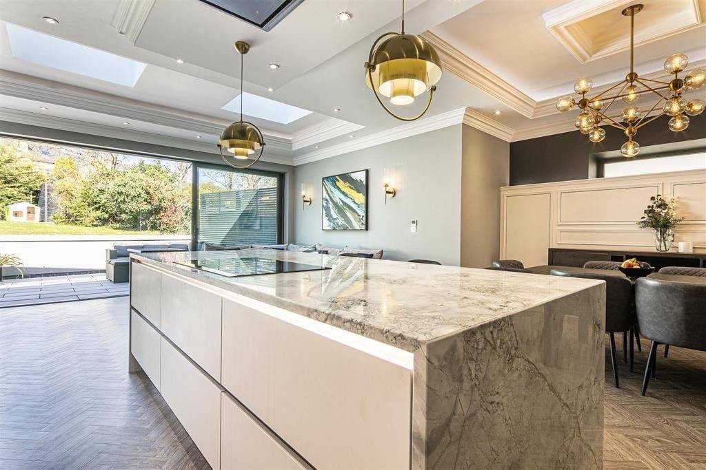 Luxury two tone kitchen projec in Sheffield