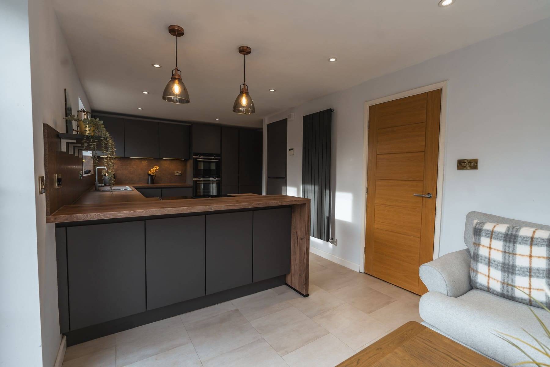 Nobilia Ferro Bronze kitchen project in Barnsley