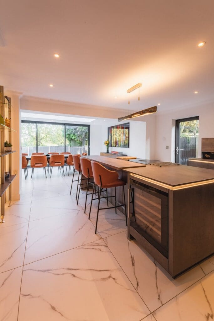 Nobilia Sheffield kitchen in Slate Grey Concrete