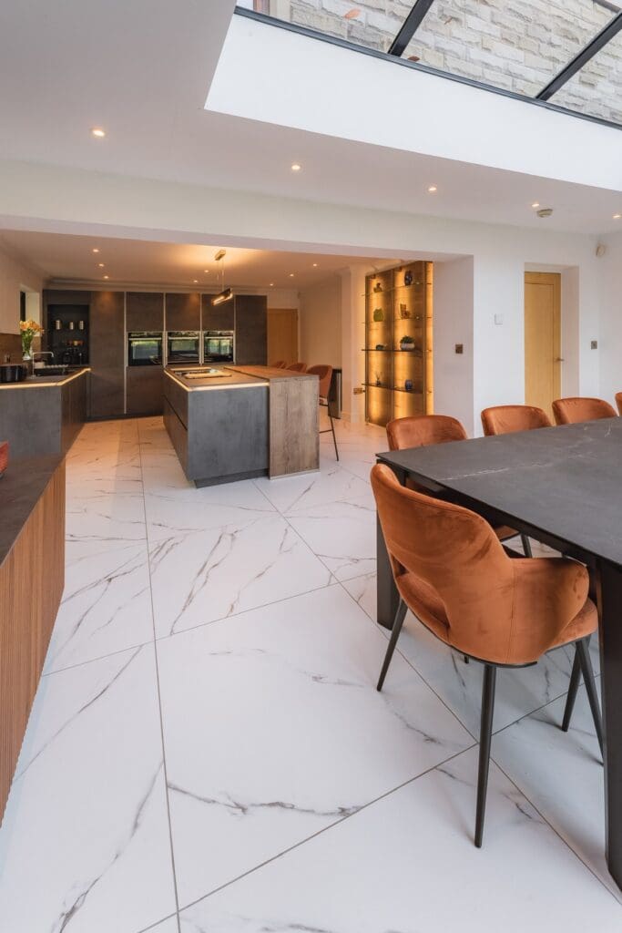 Nobilia Sheffield kitchen in Slate Grey Concrete