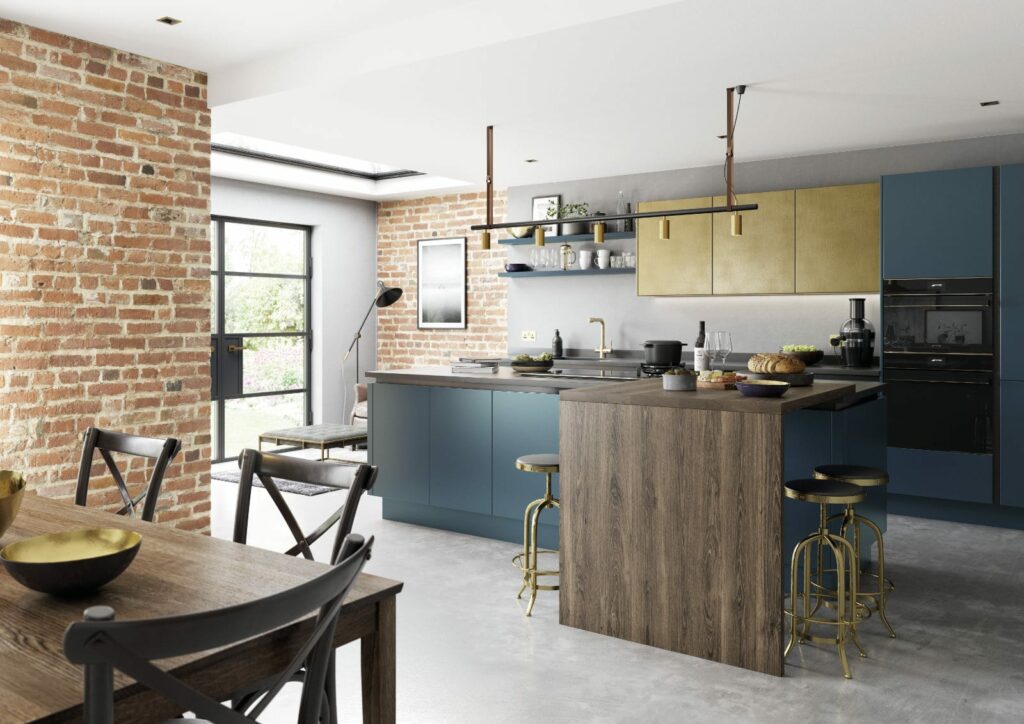 Alku Modern Matt Kitchen With Island 5 | Sia Kitchens, Hertfordshire