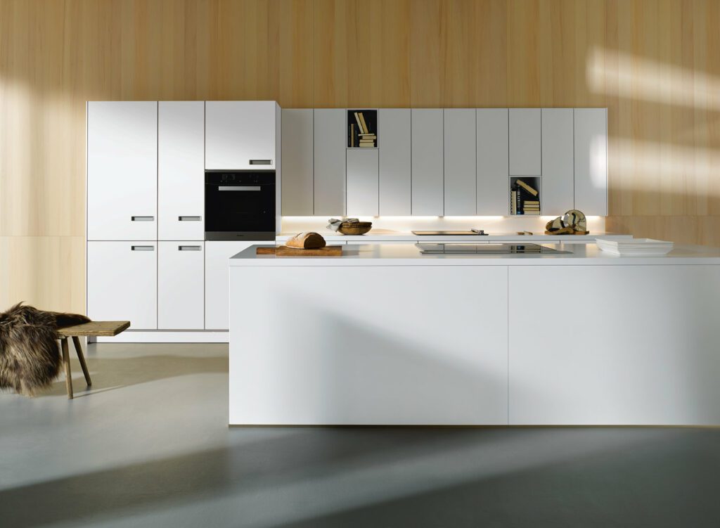 Next125 White Matt Kitchen With Island | Sia Kitchens, Hertfordshire