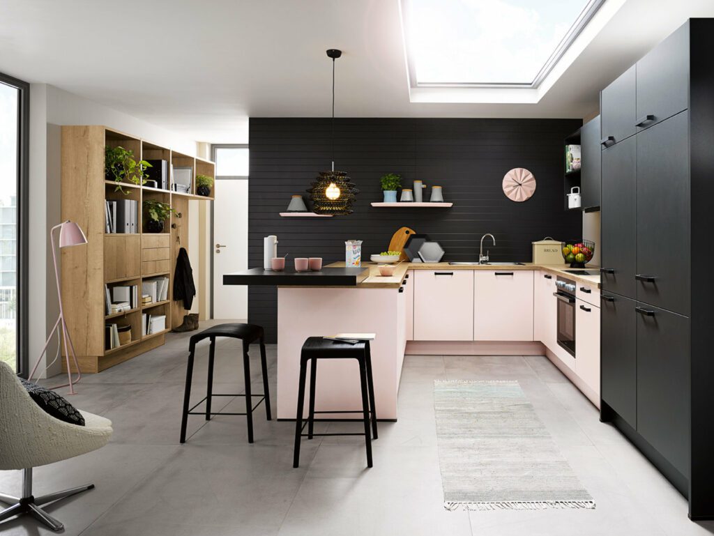 Schuller Modern Matt U Shaped Kitchen | Sia Kitchens, Hertfordshire