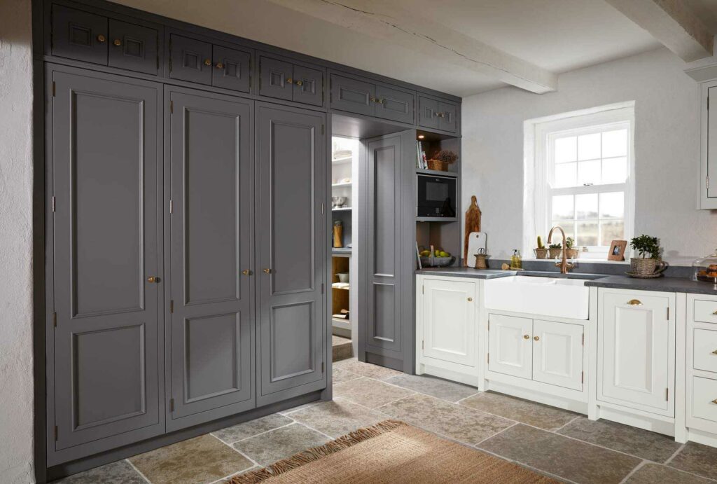 1909 Grey And White Shaker Kitchen | Portfolio Kitchens, Swinton