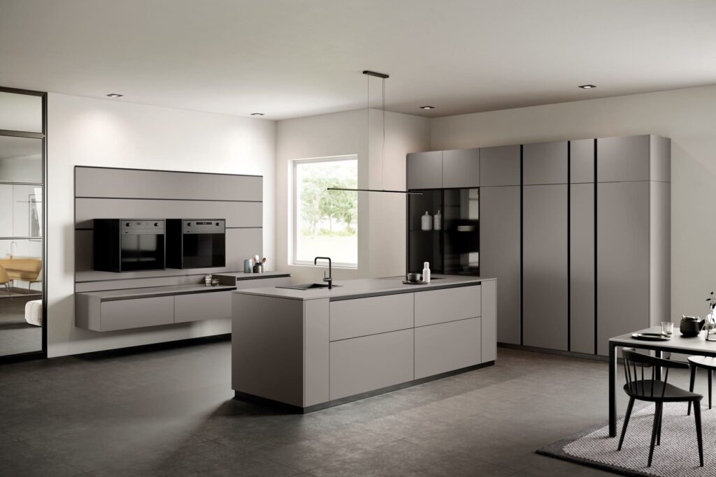 Rotpunkt Handleless Metallic Kitchen 2 | Portfolio Kitchens, Swinton