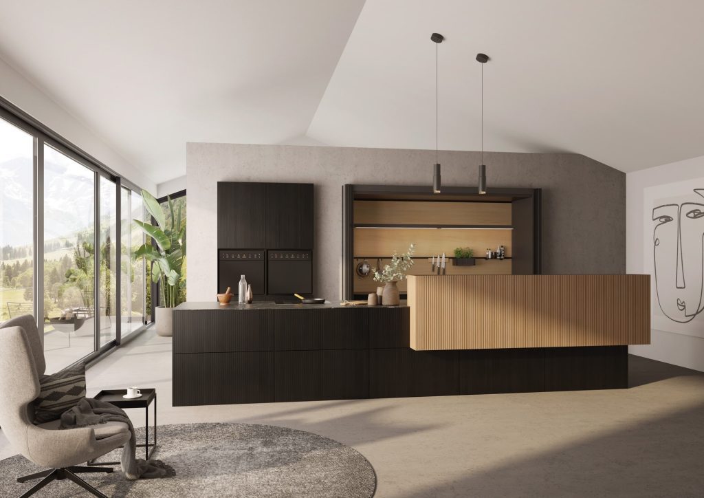 Rotpunkt Memory Riu Black Wood Kitchen 1 1 | Portfolio Kitchens, Swinton