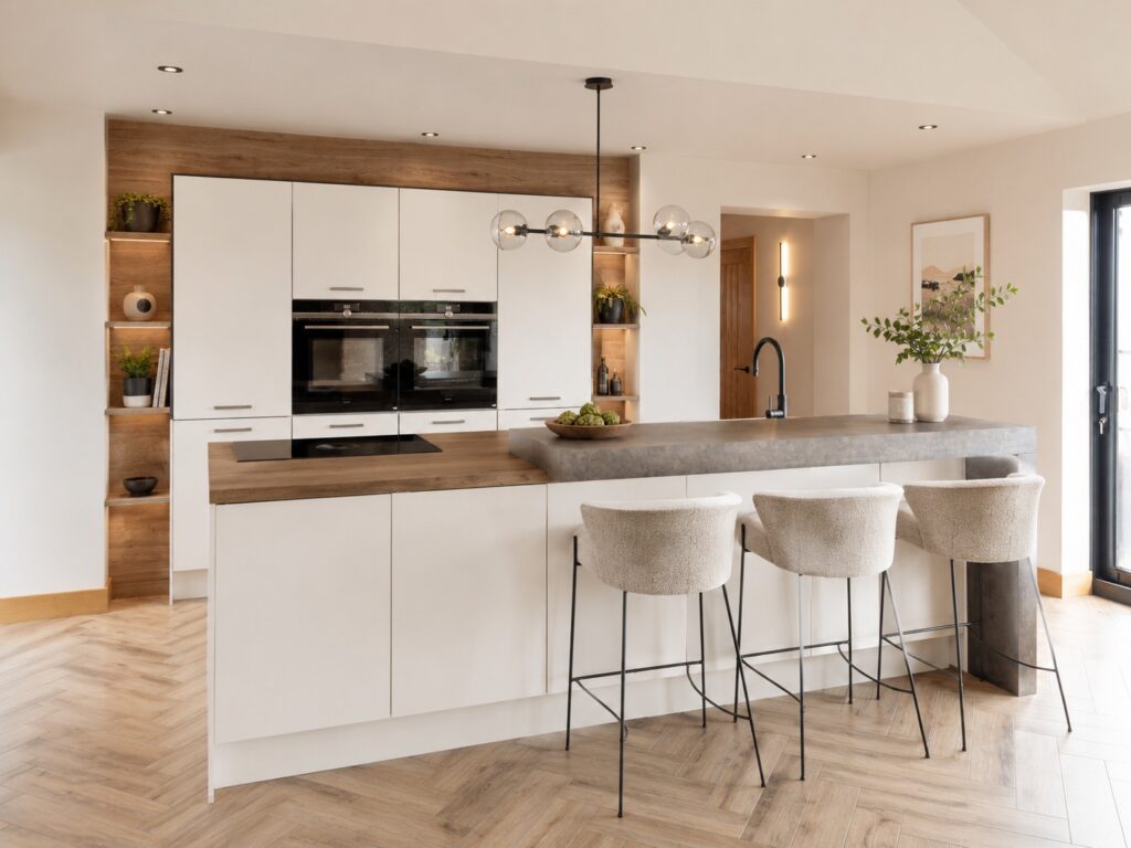 Whitefield kitchen showroom  | Portfolio Kitchens, Swinton