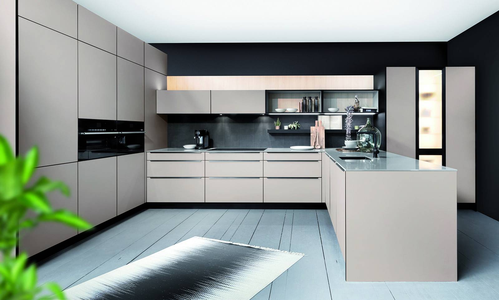 Rotpunkt Matt U Shaped Kitchen | Portfolio Kitchens, Swinton