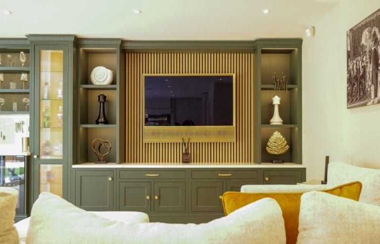 Home bar and media centre