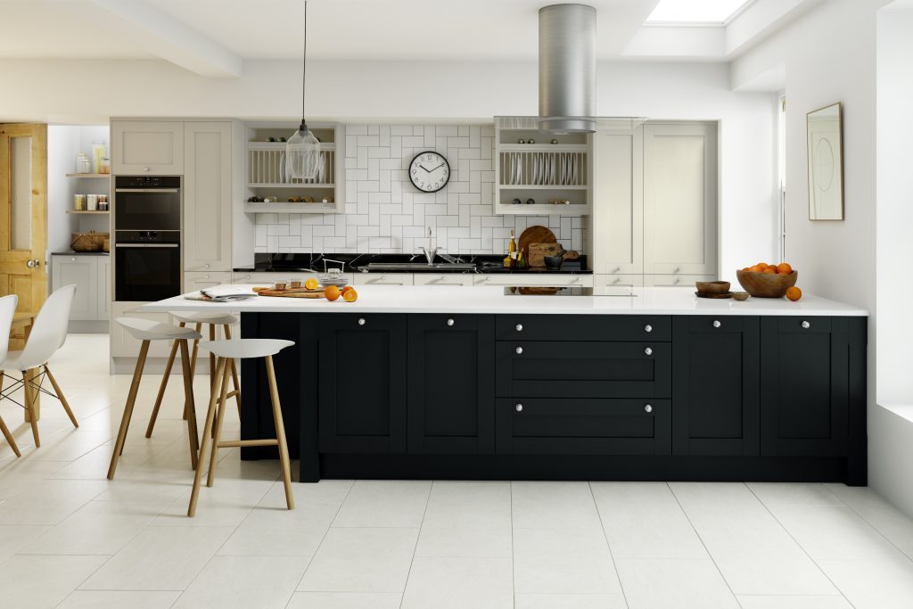 Limestone Anthracite Painted Wood Shaker | Royal Kitchen Designs, Pontypool