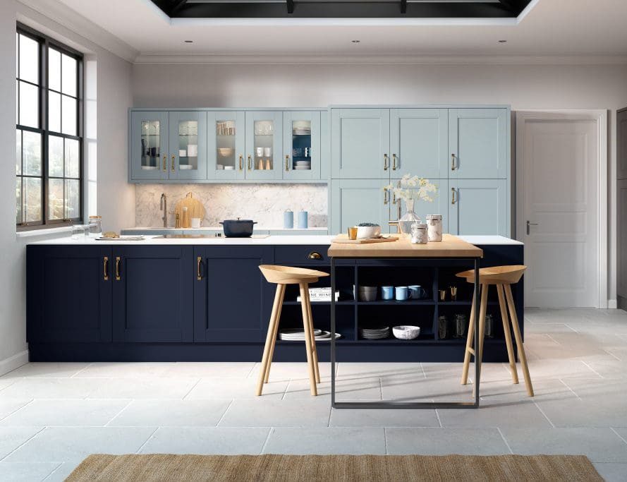 Abbey Painted Indigo Blue Graphite Cove 1024X683 1 | Royal Kitchen Designs, Pontypool