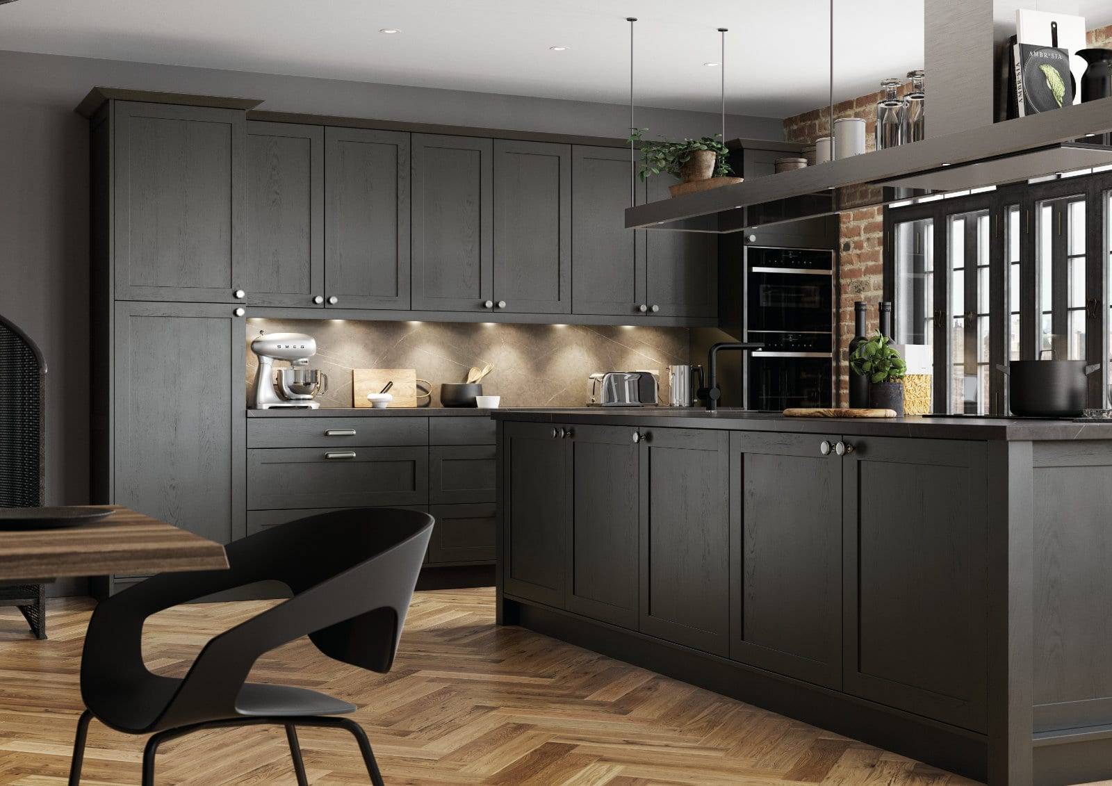 Alku Dark Shaker Kitchen | Royal Kitchen Designs, Pontypool