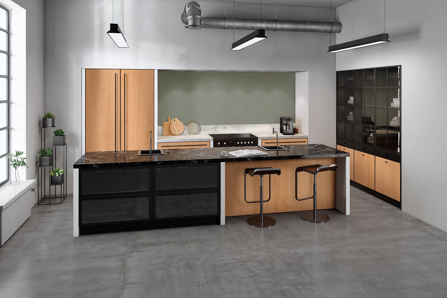 Rotpunkt Modern Kitchen With Island 2 | Unlimited Kitchens, Nottingham