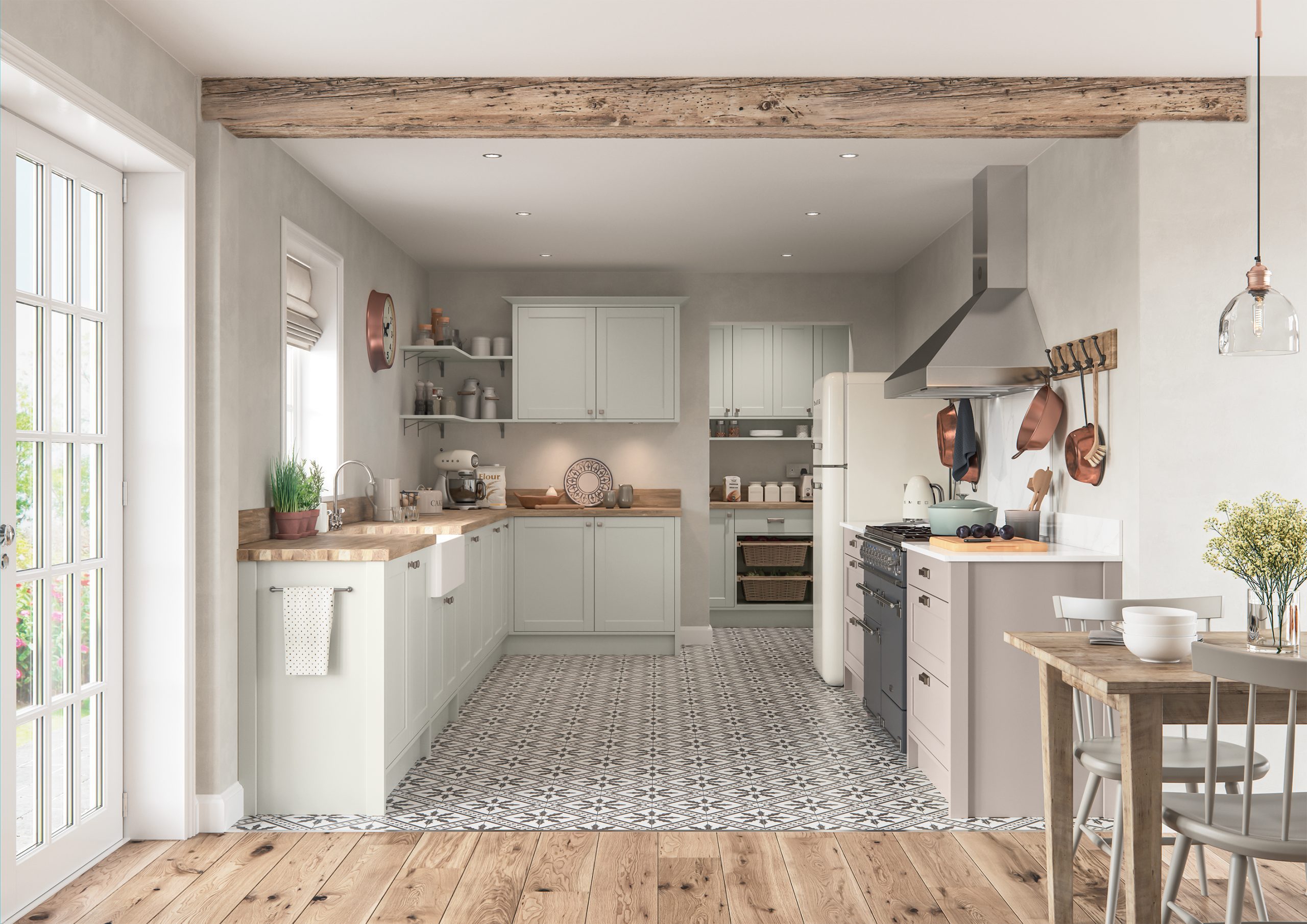 Dawson Porcelain And Cashmere Main | Unlimited Kitchens, Nottingham