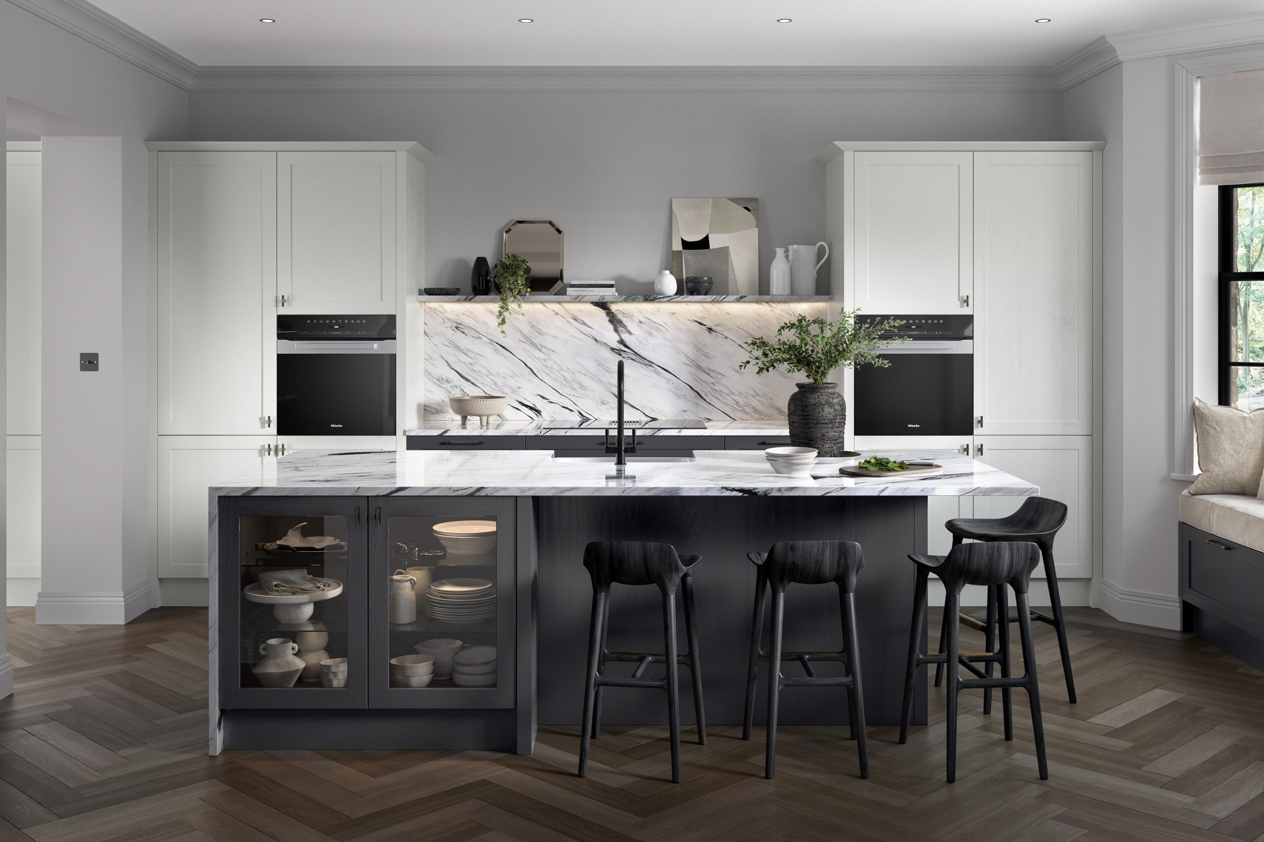 Aldana Graphite And Light Grey | Unlimited Kitchens, Nottingham