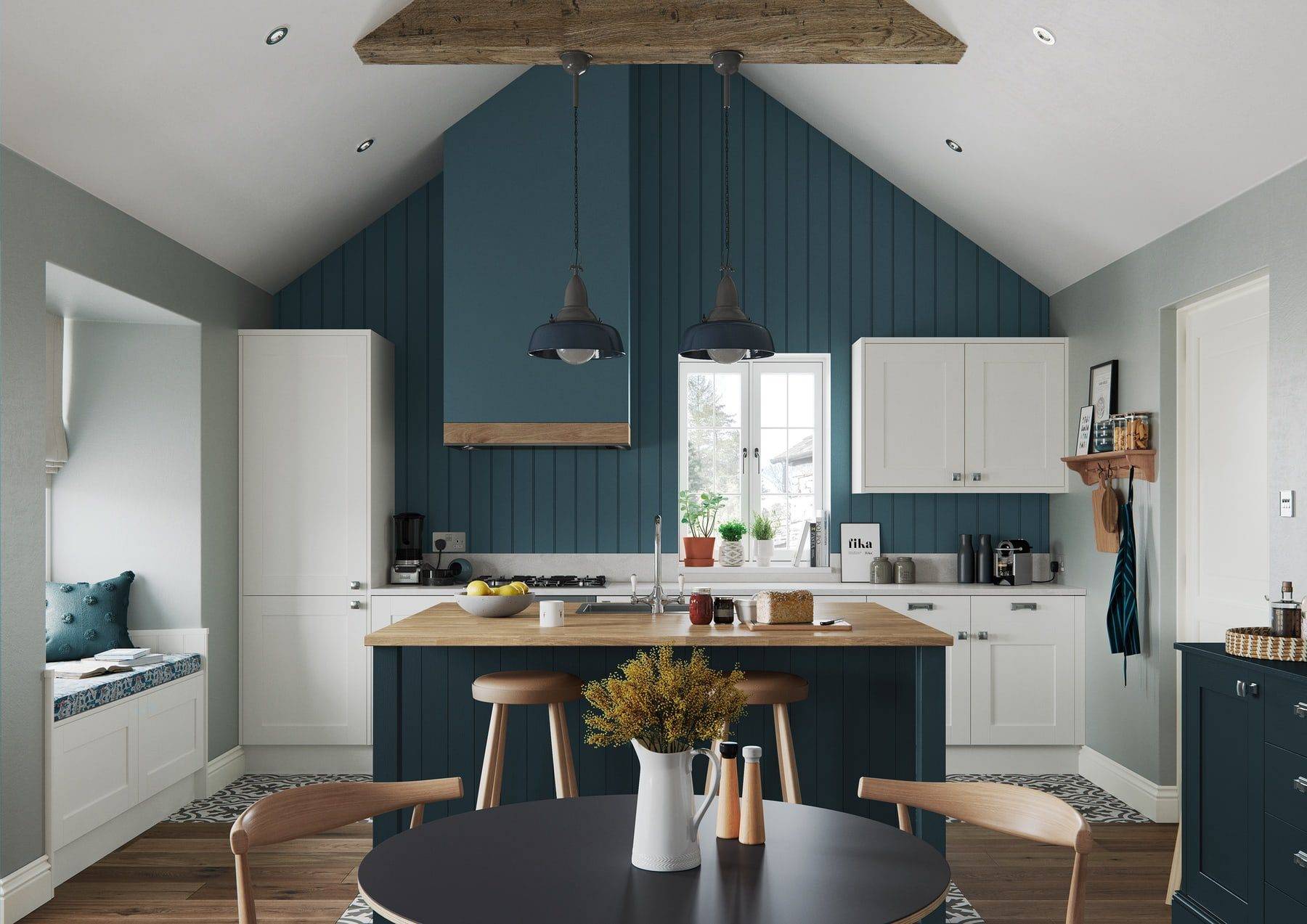 Madison Porcelain And Marine Open Plan Kitchen | Colourhill, Lincoln