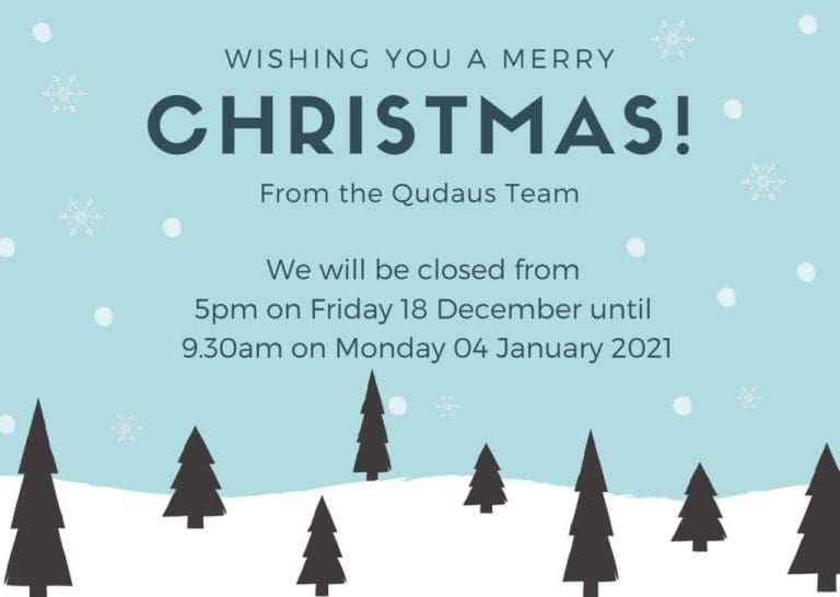 Christmas Opening Times 2020
