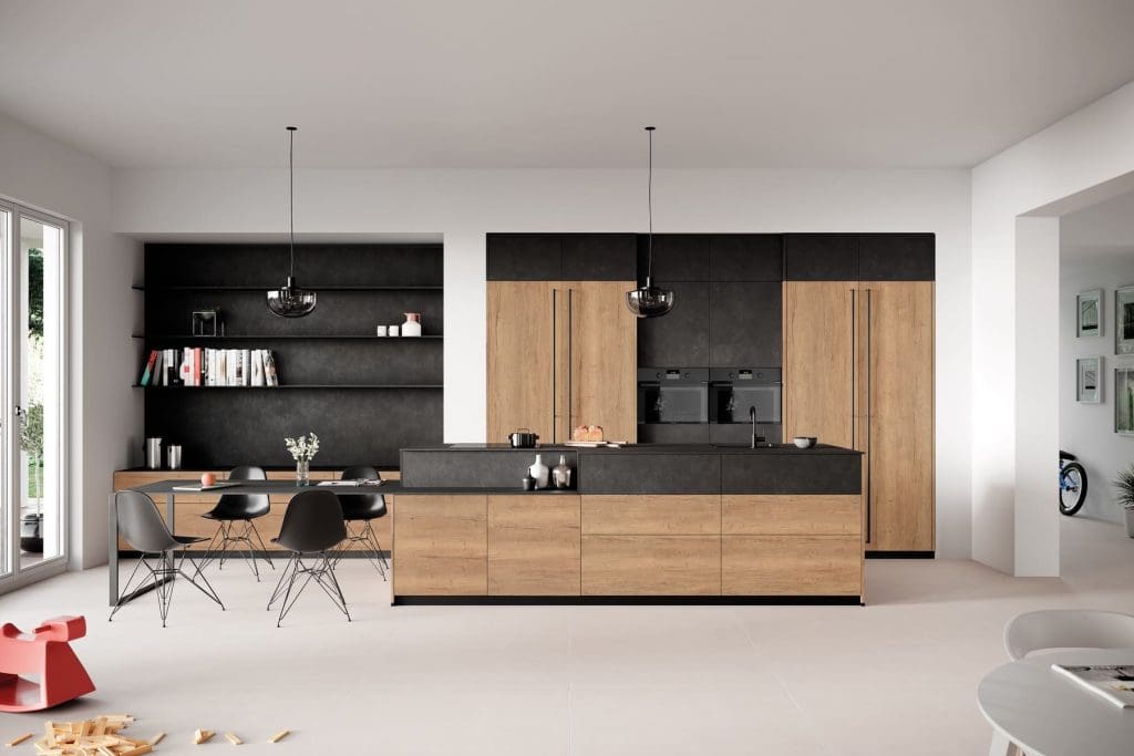 Rotpunkt Handleless Wood Kitchen 1 | Qudaus Living, Sutton Coldfield