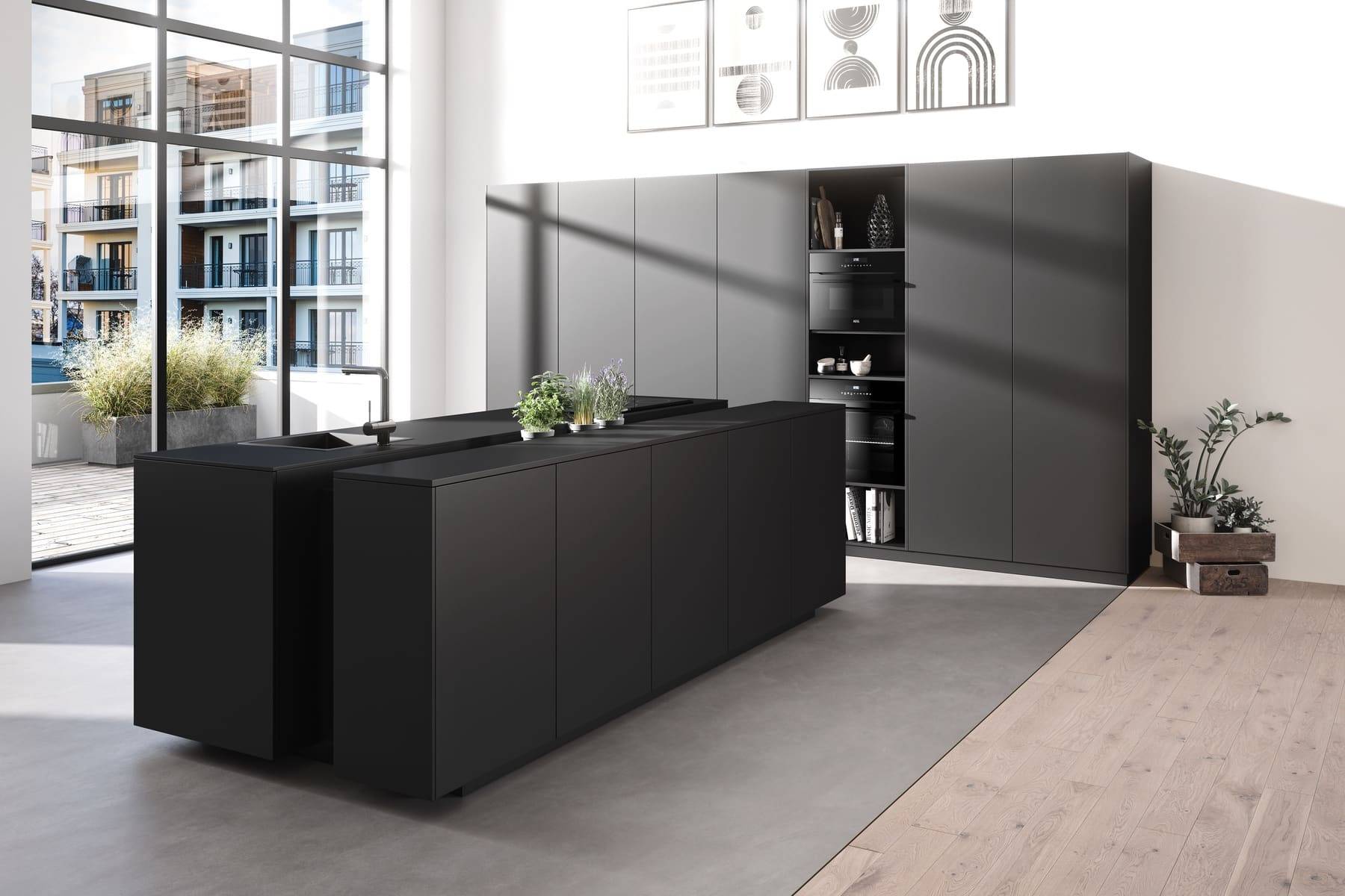 Rotpunkt Black Matt Kitchen 31A14972 | Kitchens By Design, Herefordshire