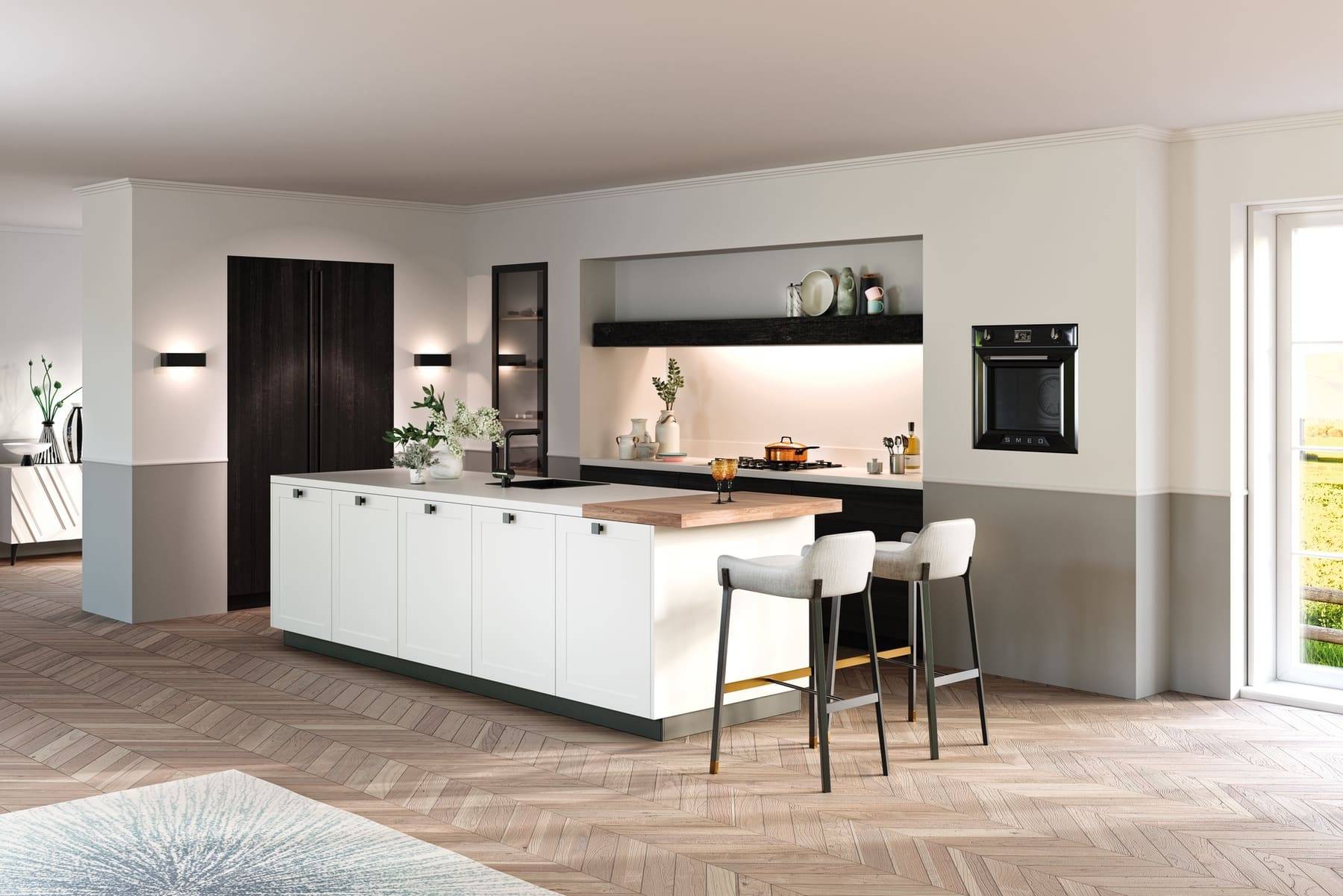 Rotpunkt White Shaker Kitchen | Kitchens By Design, Herefordshire