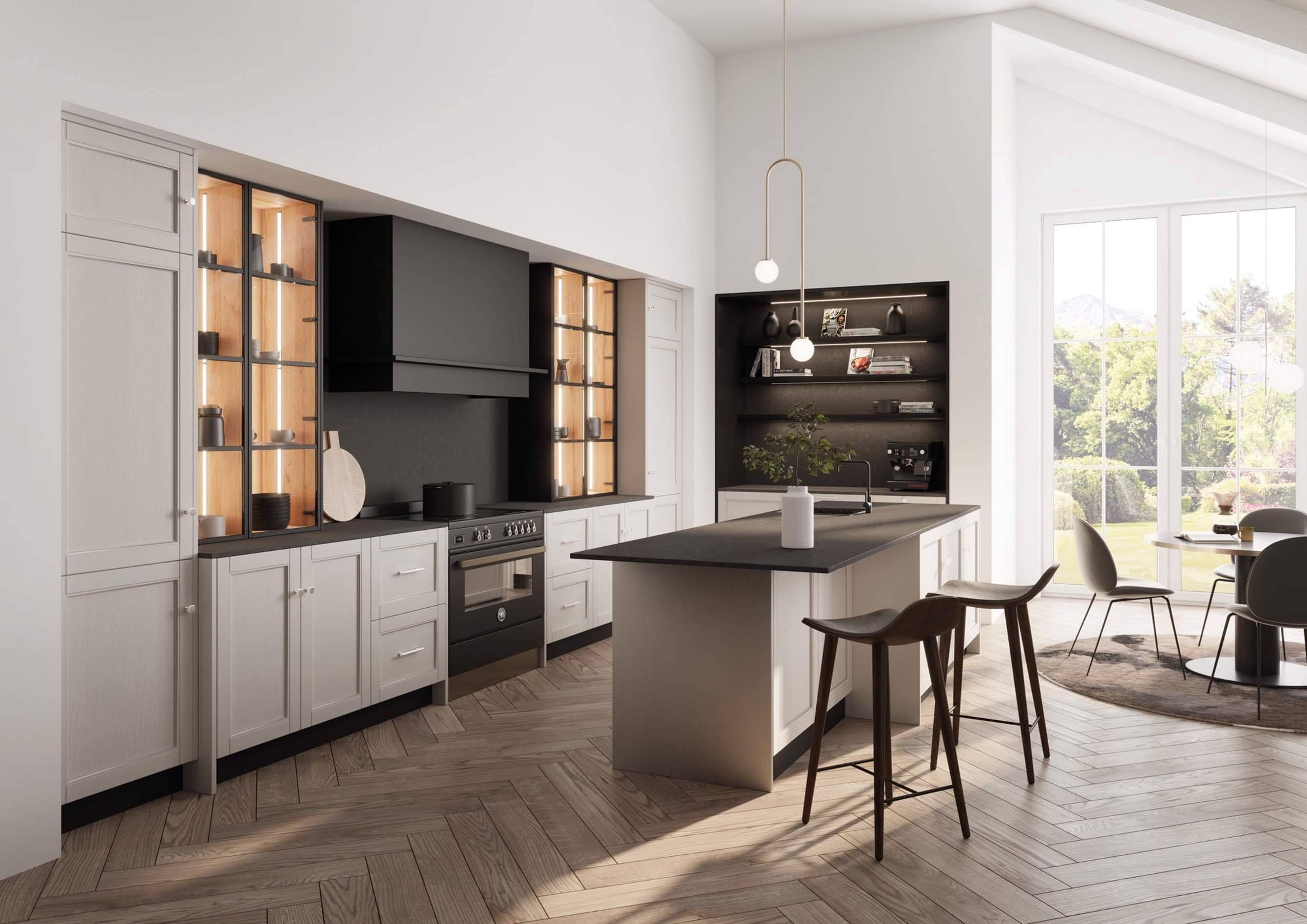 Rotpunkt Beach Grey Shaker Style Kitchen 3 | Kitchens By Design, Herefordshire