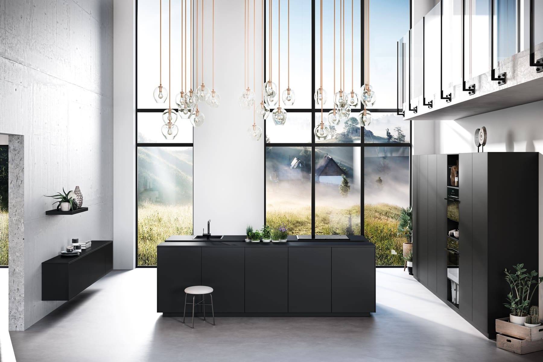 Rotpunkt Dark Matt Kitchen 2 | Kitchens By Design, Herefordshire