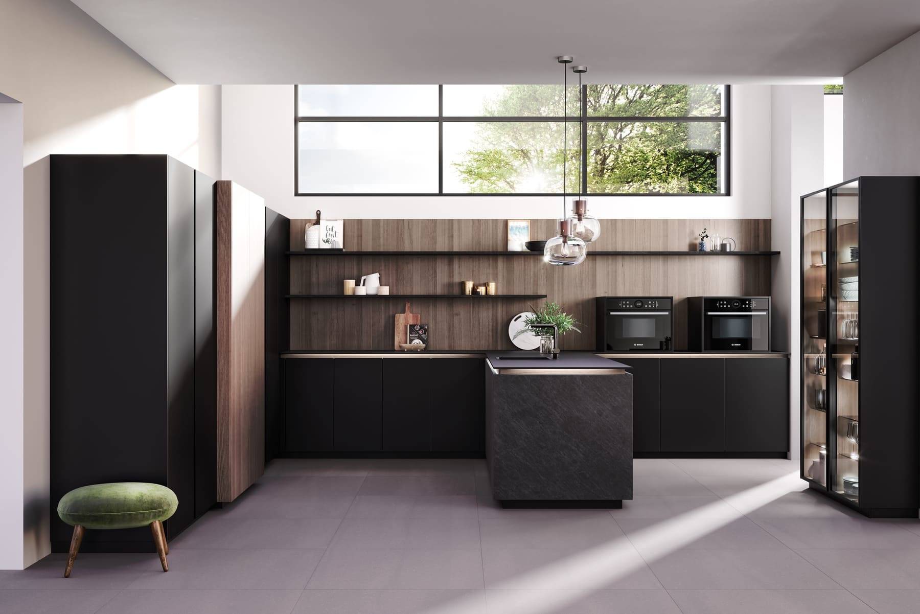 Rotpunkt Matt Black Kitchen 1 | Kitchens By Design, Herefordshire